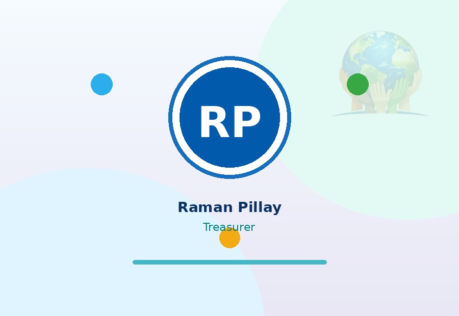 Original photo of Raman Pillay, Treasurer